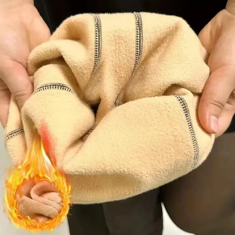 Winter Warm Thermal Tights Fleece Lined Leggings Women's Plush Soft Winter Stockings Cold Weather Pantyhose for Daily Wear