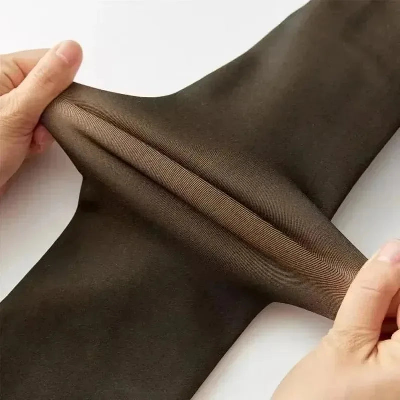 Winter Warm Thermal Tights Fleece Lined Leggings Women's Plush Soft Winter Stockings Cold Weather Pantyhose for Daily Wear